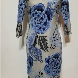 Eva Mandes floral dress